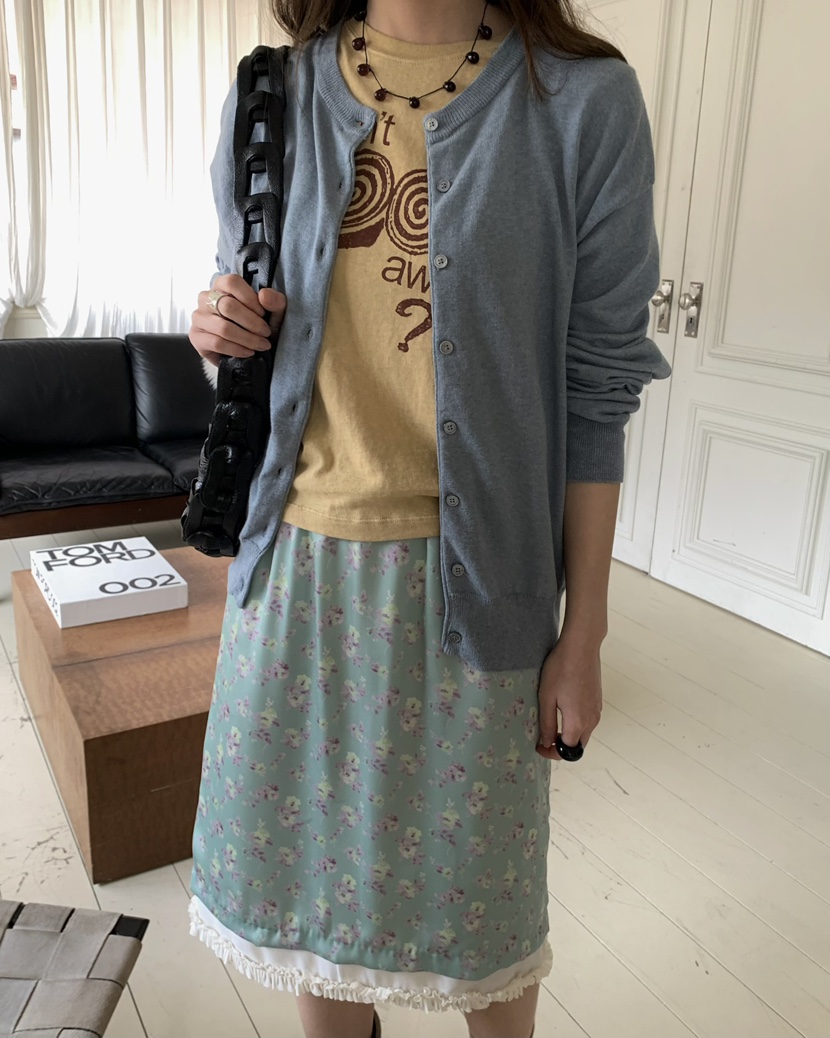 PEBBLE韓國直郵實拍女士新品推薦職業26春夏人氣針織衫開衫PEBBLE針織衫