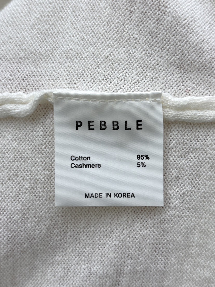 PEBBLE韓國直郵實拍女士新品推薦職業26春夏人氣針織衫開衫PEBBLE針織衫