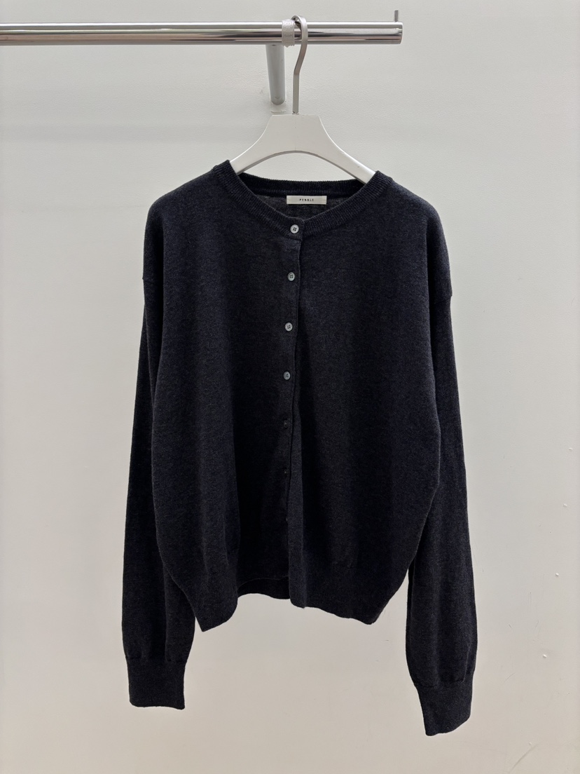 PEBBLE韓國直郵實拍女士新品推薦職業26春夏人氣針織衫開衫PEBBLE針織衫圖色5