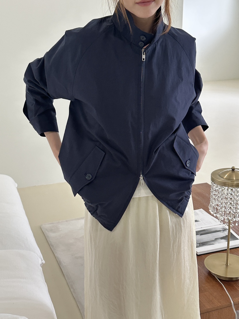 JEONG GAM STUDIOS韓國直郵女士新款熱賣休閑推薦夾克高領JEONG GAM STUDIOS夾克