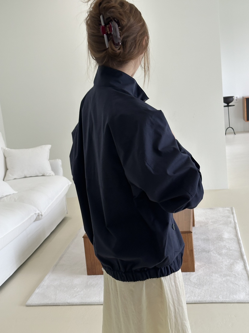 JEONG GAM STUDIOS韓國直郵女士新款熱賣休閑推薦夾克高領JEONG GAM STUDIOS夾克