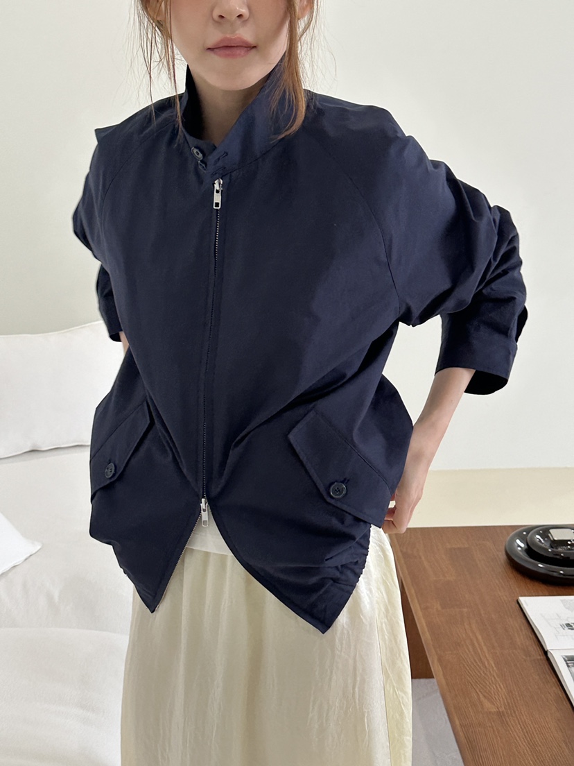 JEONG GAM STUDIOS韓國直郵女士新款熱賣休閑推薦夾克高領JEONG GAM STUDIOS夾克