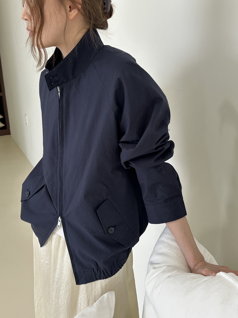 JEONG GAM STUDIOS韓國直郵女士新款熱賣休閑推薦夾克高領JEONG GAM STUDIOS夾克