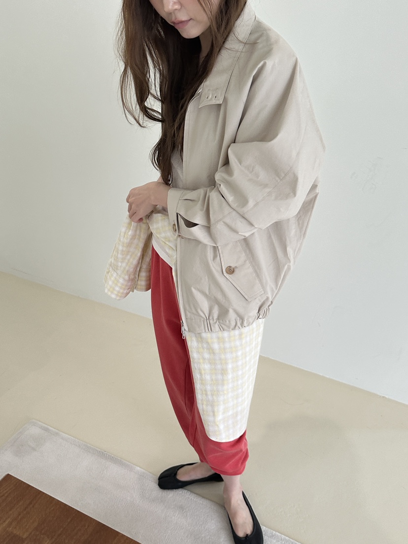 JEONG GAM STUDIOS韓國直郵女士新款熱賣休閑推薦夾克高領JEONG GAM STUDIOS夾克