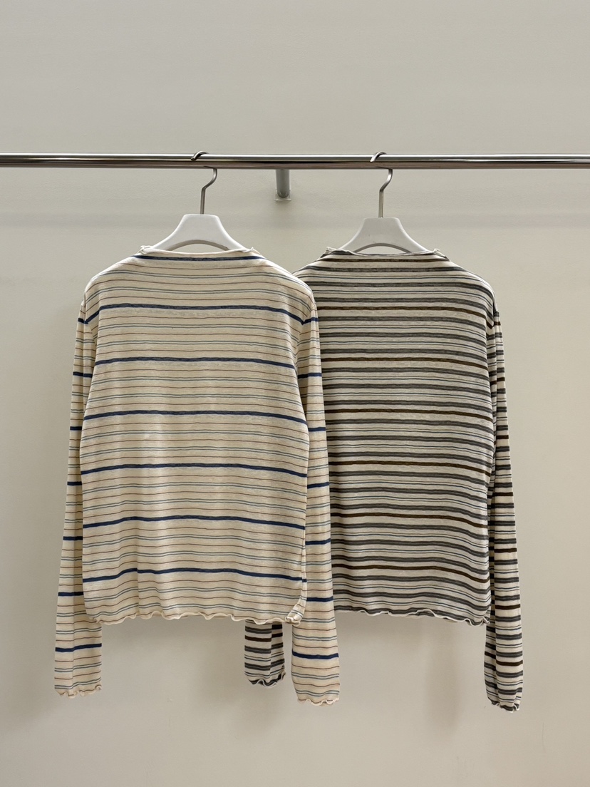 PEBBLE韓國東大門直郵女裝新款時尚推薦職業26春夏長袖T恤PEBBLE長袖T恤