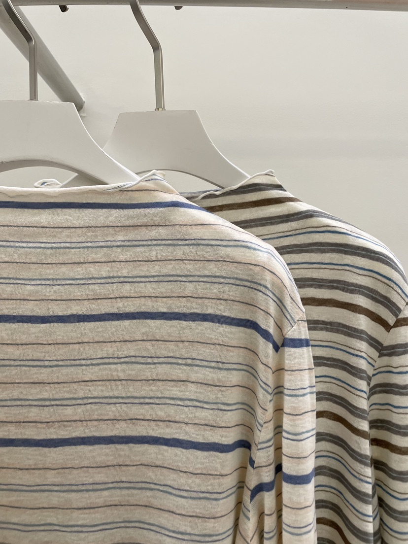 PEBBLE韓國東大門直郵女裝新款時尚推薦職業26春夏長袖T恤PEBBLE長袖T恤