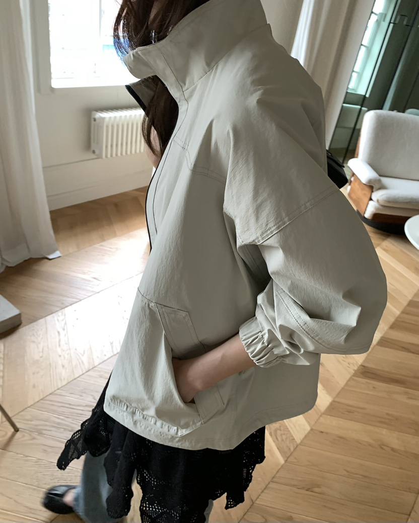 PEBBLE韓國直郵實拍女士新品人氣26春夏熱賣休閑夾克拉鏈PEBBLE夾克