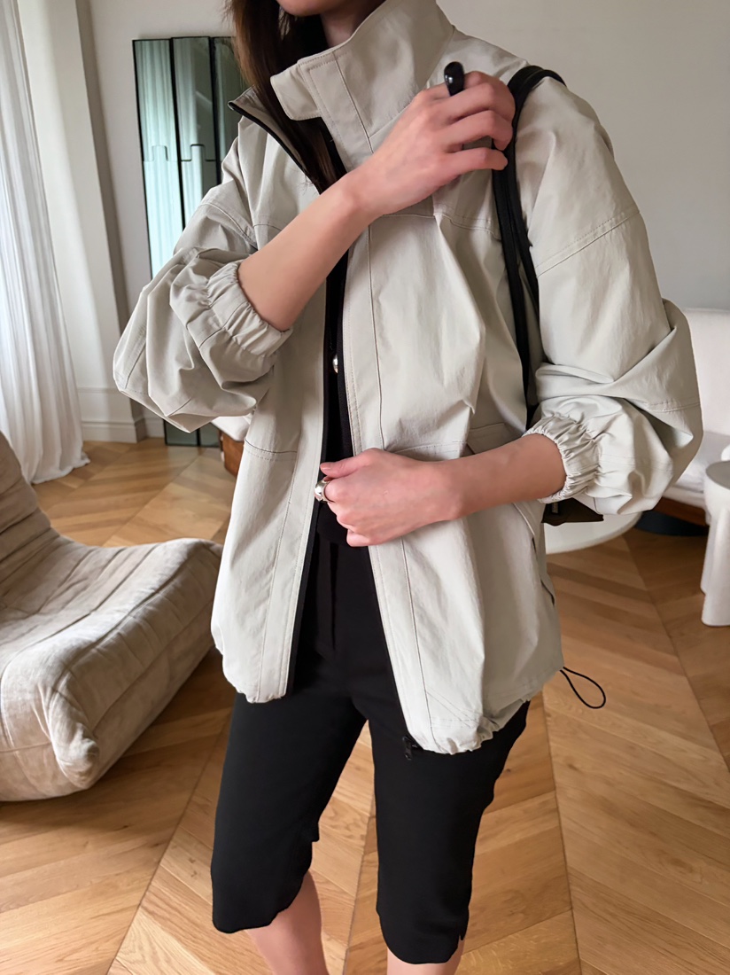 PEBBLE韓國直郵實拍女士新品人氣26春夏熱賣休閑夾克拉鏈PEBBLE夾克