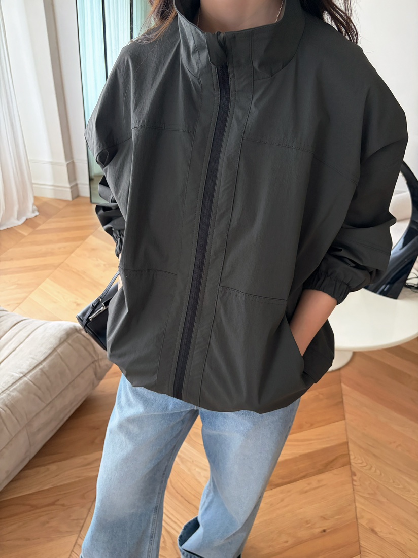 PEBBLE韓國直郵實拍女士新品人氣26春夏熱賣休閑夾克拉鏈PEBBLE夾克