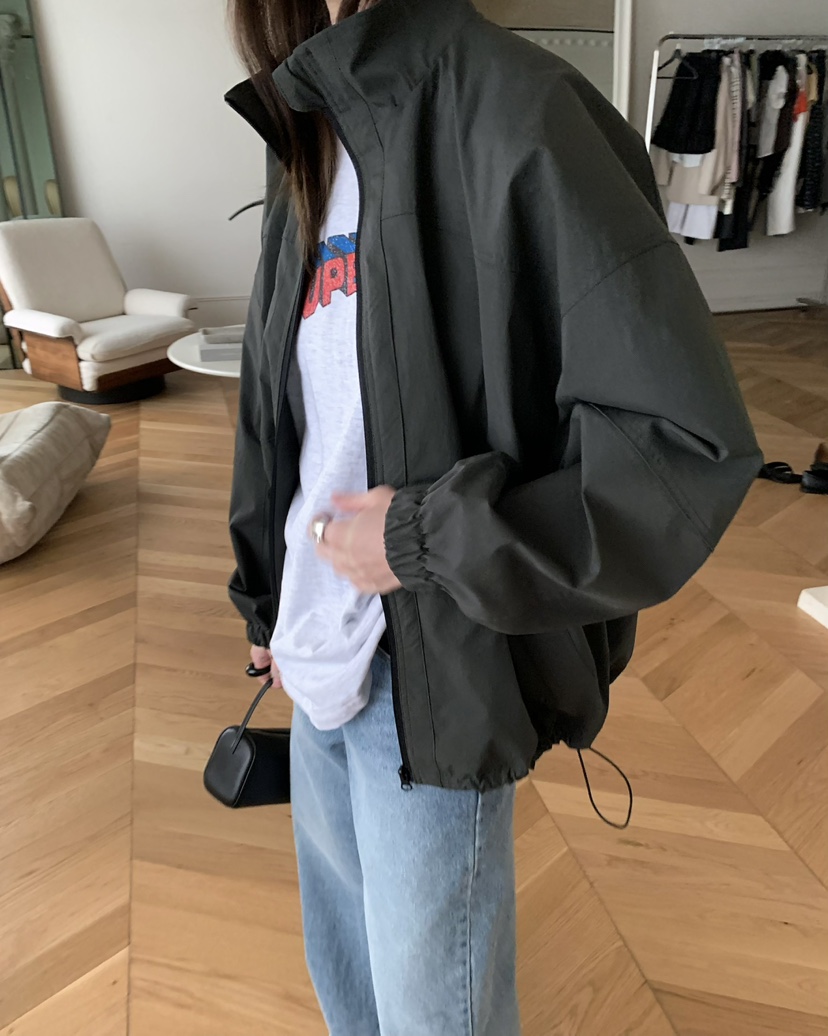 PEBBLE韓國直郵實拍女士新品人氣26春夏熱賣休閑夾克拉鏈PEBBLE夾克