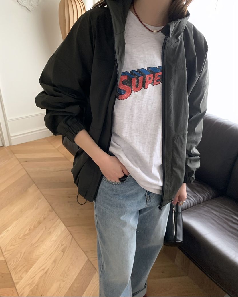 PEBBLE韓國直郵實拍女士新品人氣26春夏熱賣休閑夾克拉鏈PEBBLE夾克