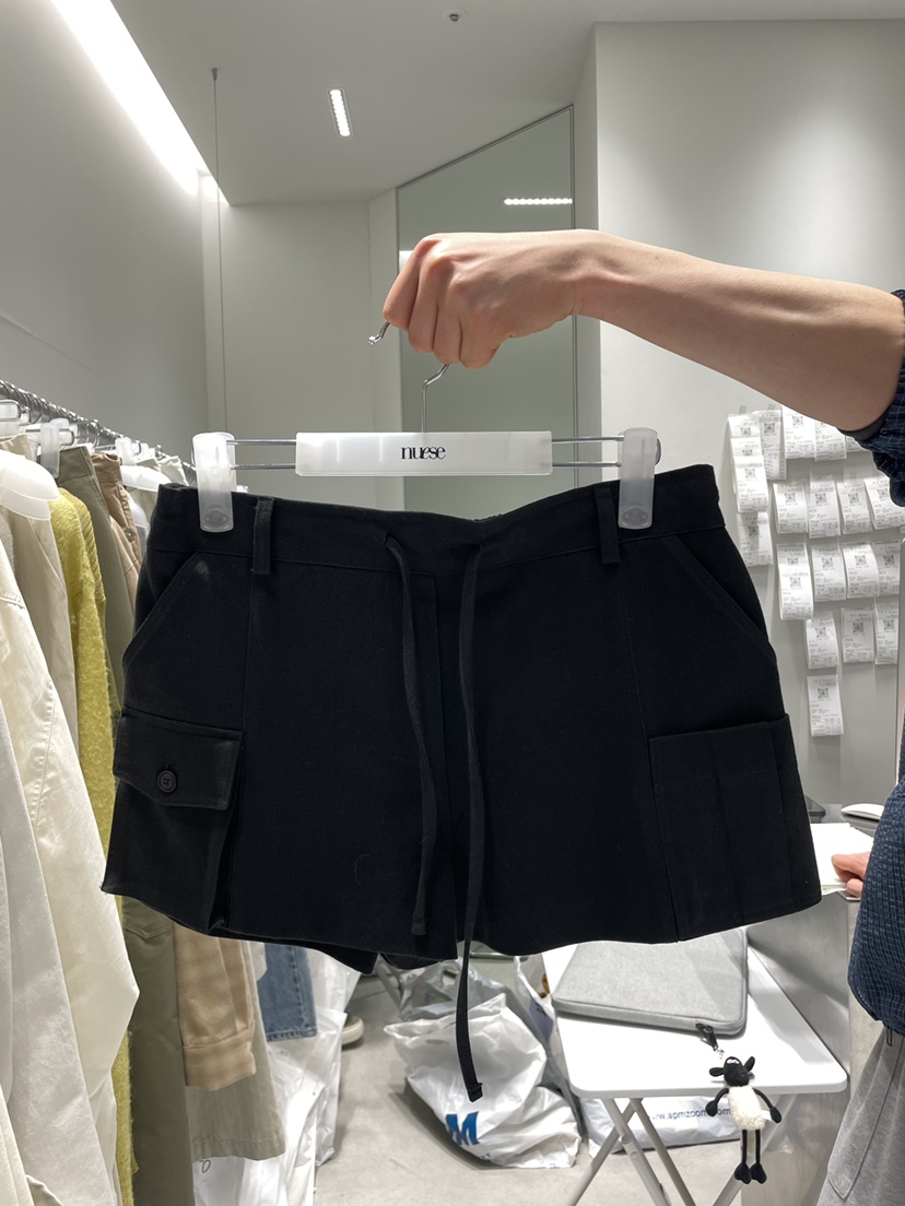 NUESE韓國東大門代購女士新款推薦26春夏熱賣休閑短褲口袋NUESE短褲圖色2