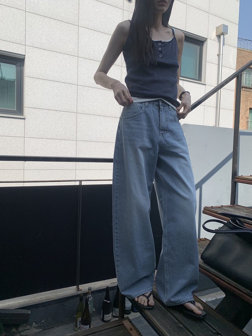 TRUE韓國代購女士新品26春夏人氣時尚休閑職業推薦牛仔褲TRUE牛仔褲