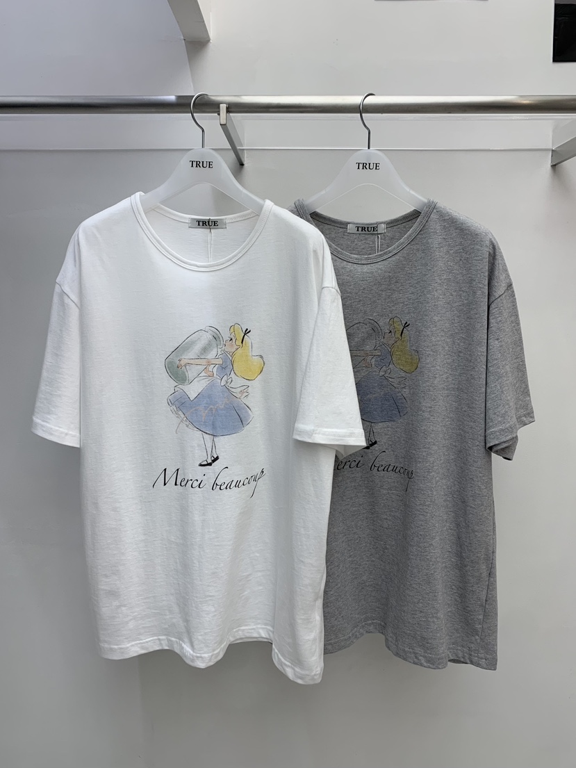 TRUE韓國東大門代購女裝新品26春夏時尚熱賣休閑職業人氣T恤TRUET恤