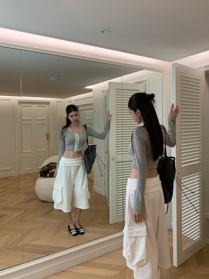 VIRKIN韓國直郵實拍女士新款熱賣職業休閑時尚推薦長袖T恤VIRKIN長袖T恤