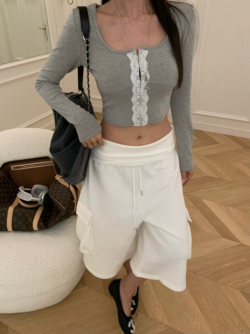 VIRKIN韓國直郵實拍女士新款熱賣職業休閑時尚推薦長袖T恤VIRKIN長袖T恤