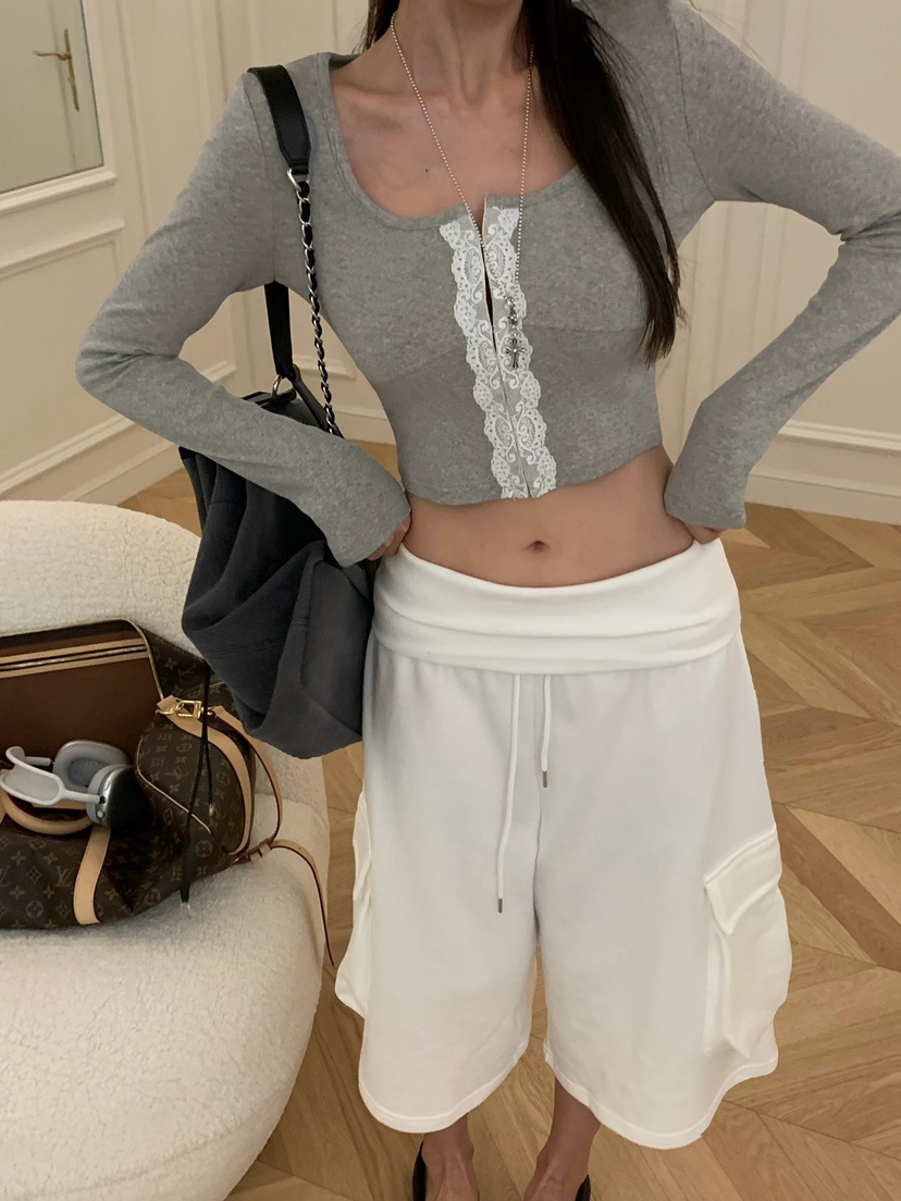 VIRKIN韓國直郵實拍女士新款熱賣職業休閑時尚推薦長袖T恤VIRKIN長袖T恤