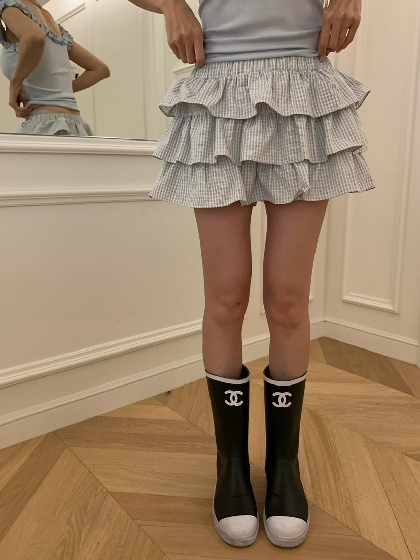 VIRKIN韓國直郵實拍女裝新款推薦26春夏熱賣人氣時尚短裙VIRKIN短裙