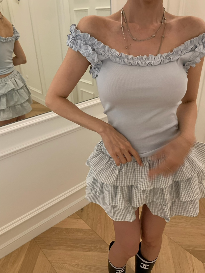 VIRKIN韓國直郵實拍女裝新款推薦26春夏熱賣人氣時尚短裙VIRKIN短裙