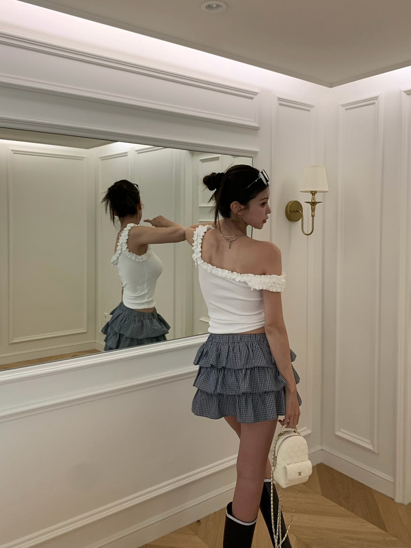 VIRKIN韓國直郵實拍女裝新款推薦26春夏熱賣人氣時尚短裙VIRKIN短裙