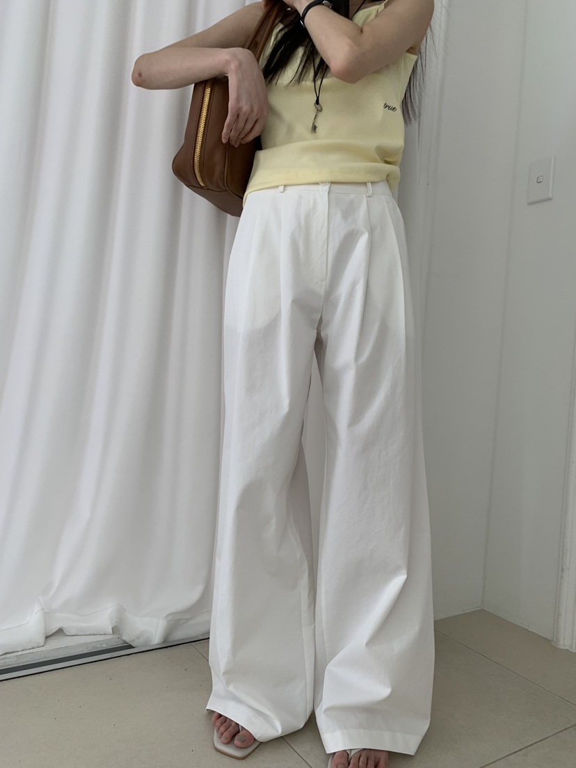 TRUE韓國東大門直郵女裝新品休閑職業推薦時尚休閑褲棉布TRUE休閑褲