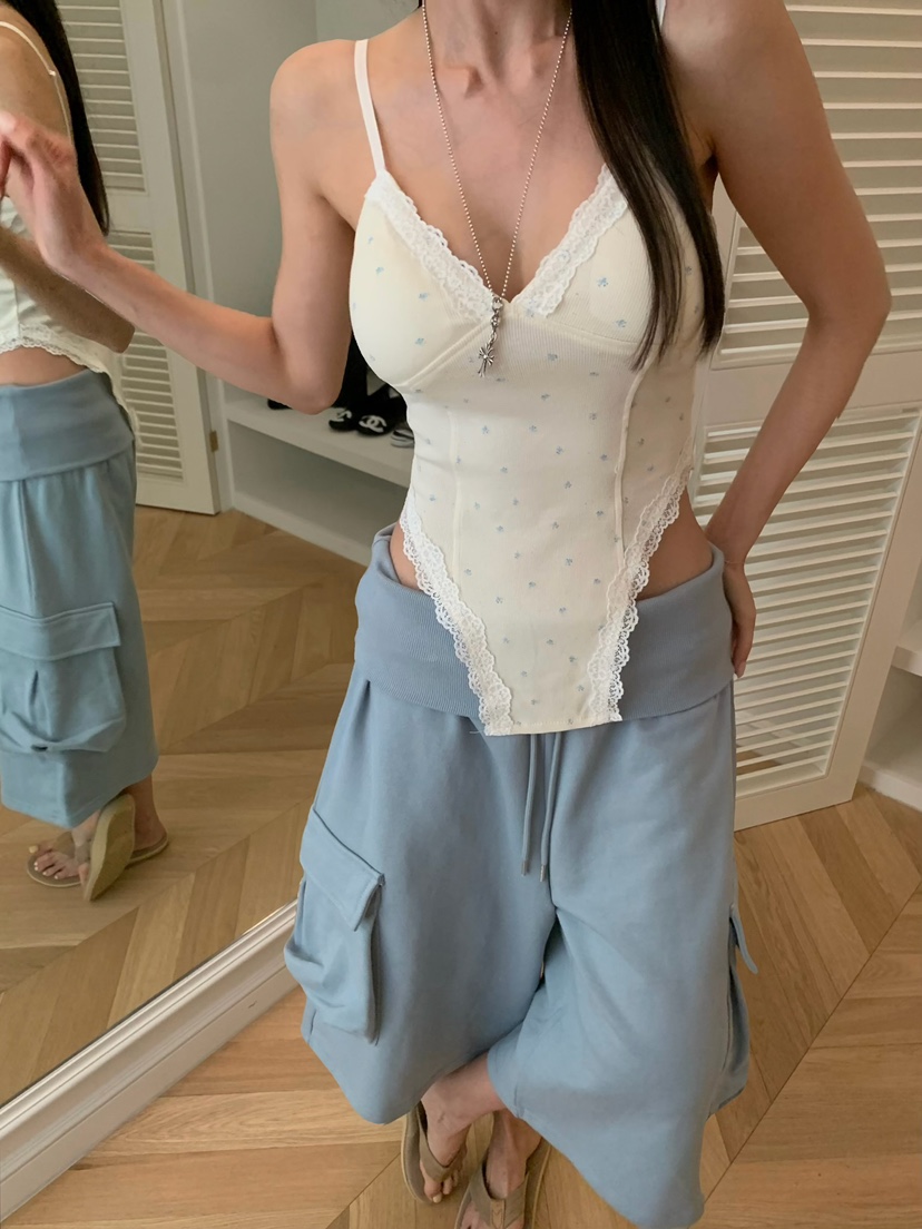 VIRKIN韓國東大門代購女士新品休閑職業推薦人氣短褲工裝褲VIRKIN短褲