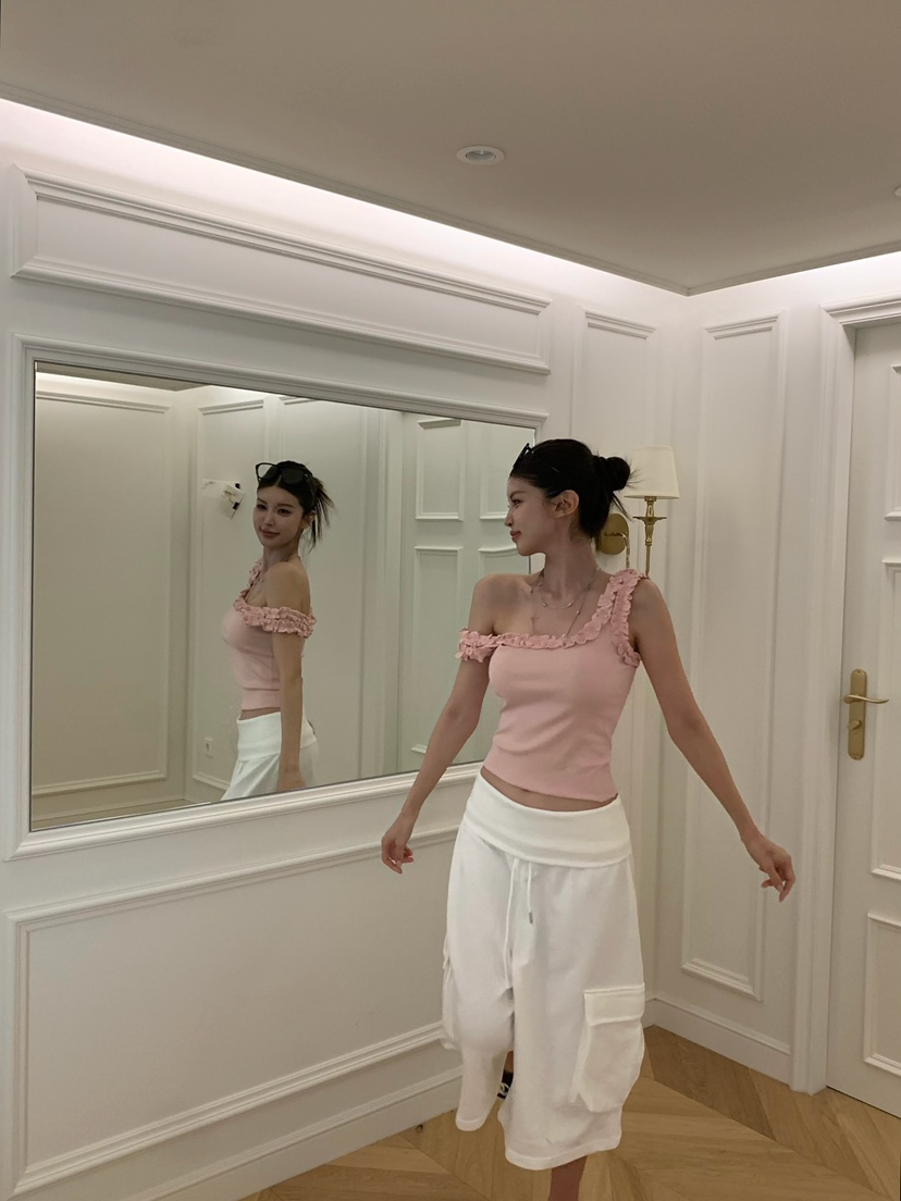 VIRKIN韓國東大門代購女士新品休閑職業推薦人氣短褲工裝褲VIRKIN短褲