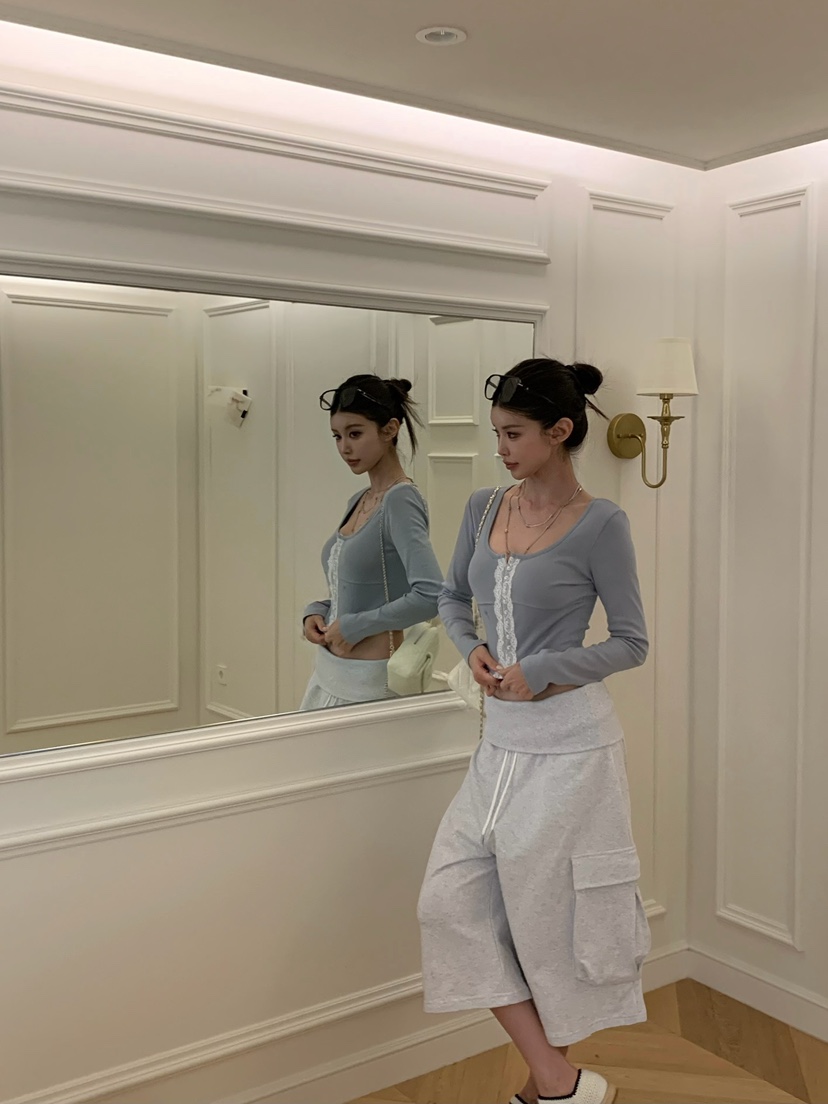 VIRKIN韓國東大門代購女士新品休閑職業推薦人氣短褲工裝褲VIRKIN短褲