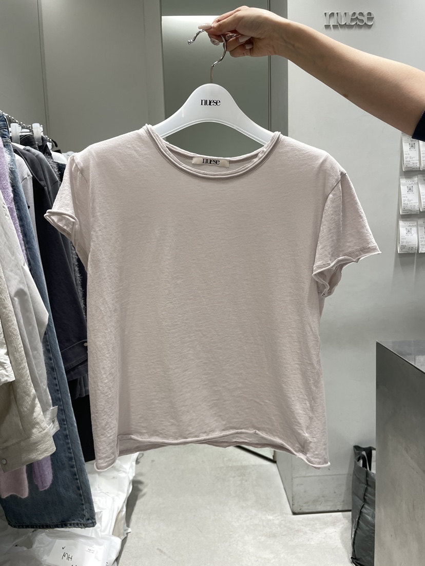 NUESE韓國直郵女士新品推薦26春夏職業時尚休閑人氣熱賣T恤NUESET恤圖色1