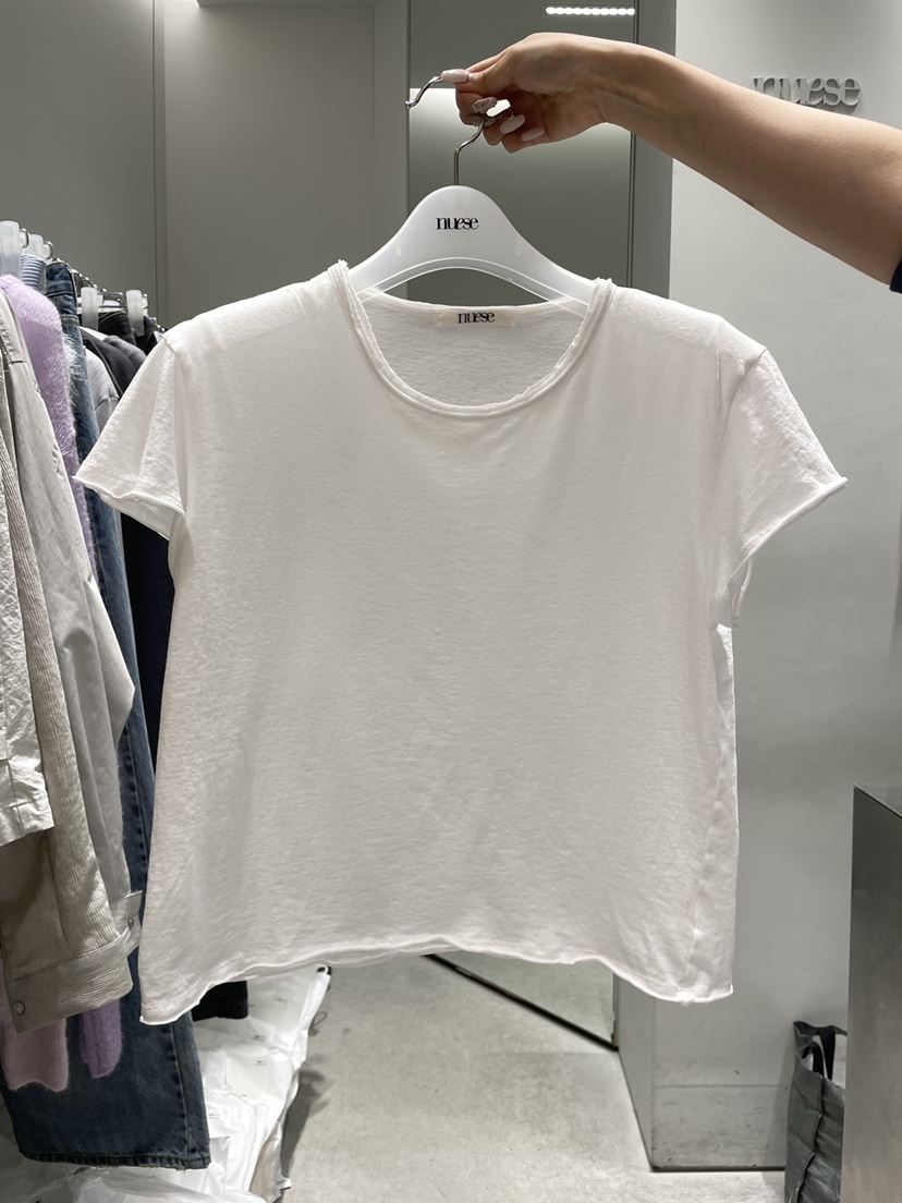 NUESE韓國直郵女士新品推薦26春夏職業時尚休閑人氣熱賣T恤NUESET恤圖色2
