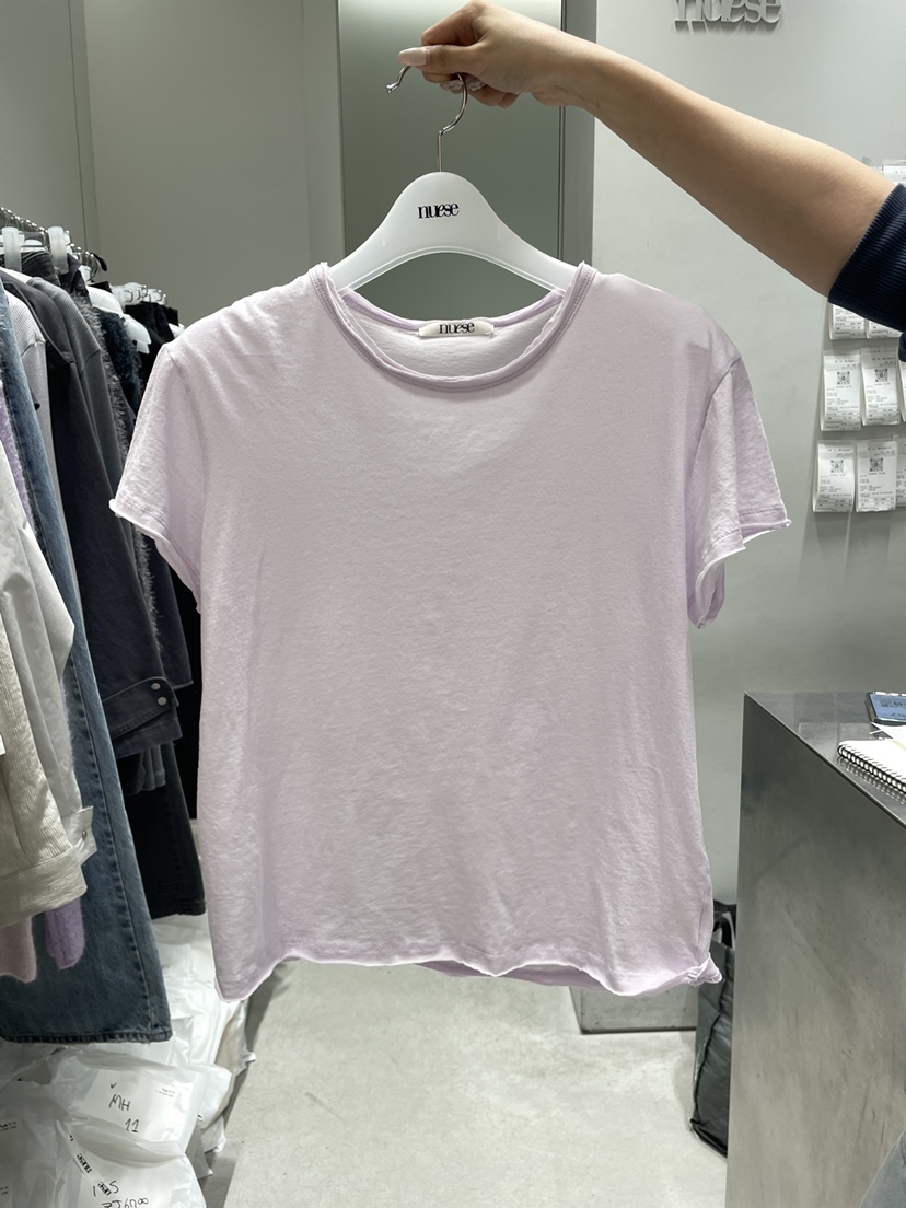 NUESE韓國直郵女士新品推薦26春夏職業時尚休閑人氣熱賣T恤NUESET恤圖色3