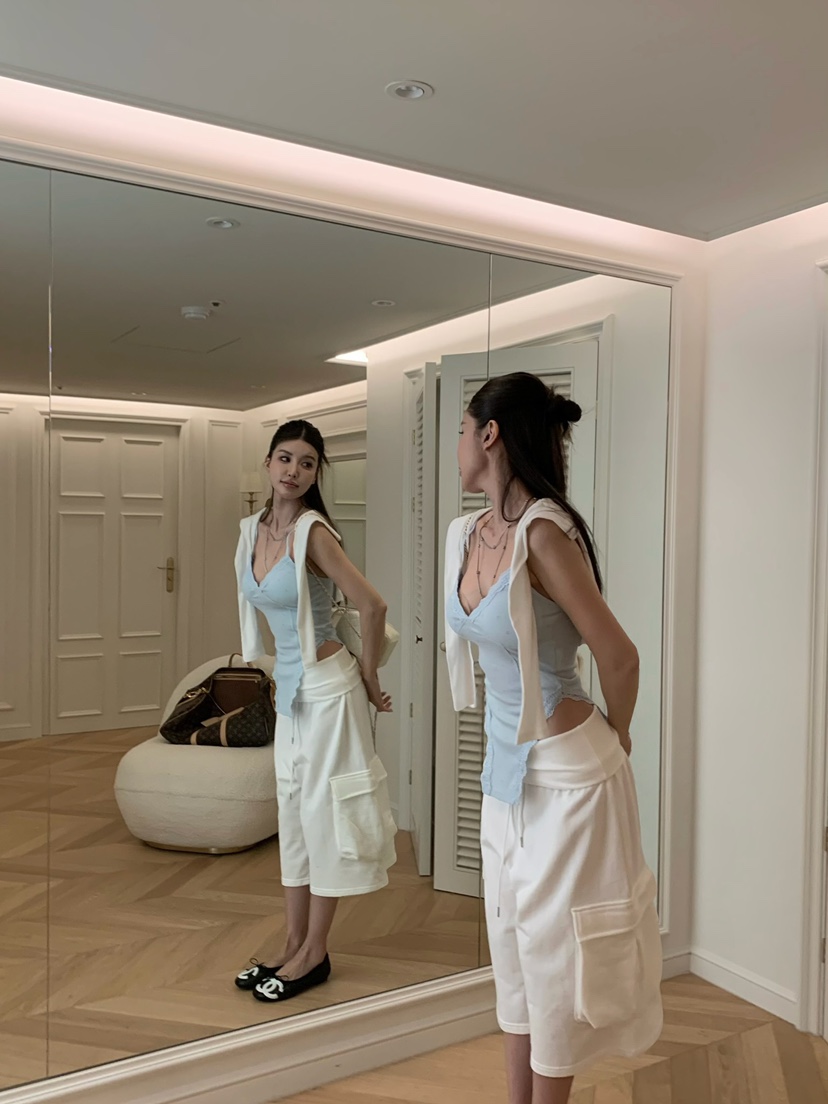 VIRKIN韓國直郵女士新品熱賣職業時尚推薦休閑吊帶背心花朵VIRKIN吊帶/背心