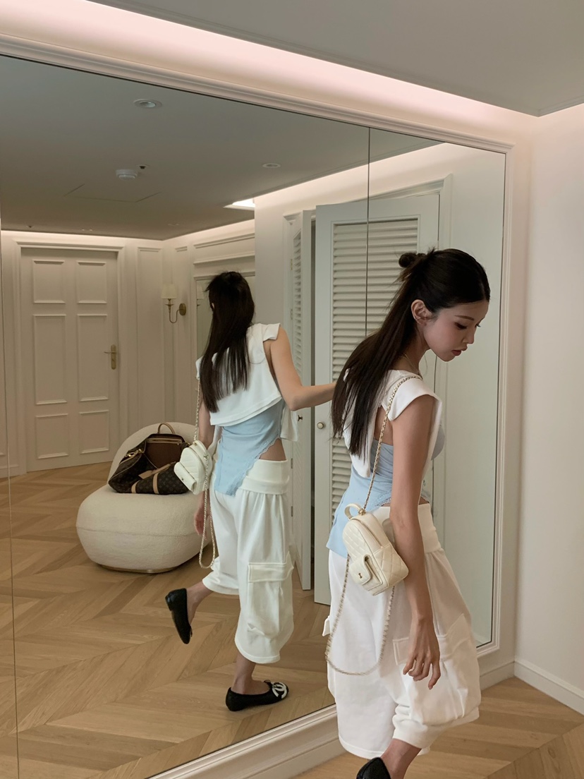 VIRKIN韓國直郵女士新品熱賣職業時尚推薦休閑吊帶背心花朵VIRKIN吊帶/背心