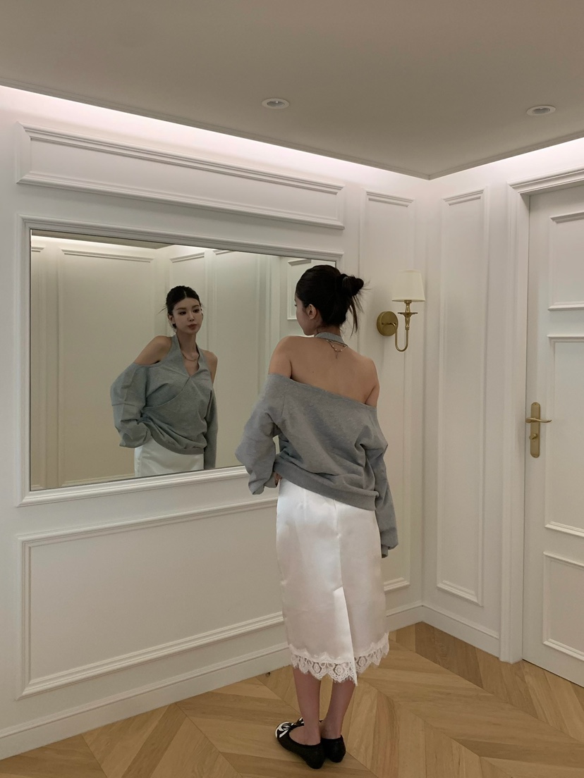 VIRKIN韓國直郵實拍女裝新款26春夏休閑時尚半身裙中短裙VIRKIN半身裙/中短裙