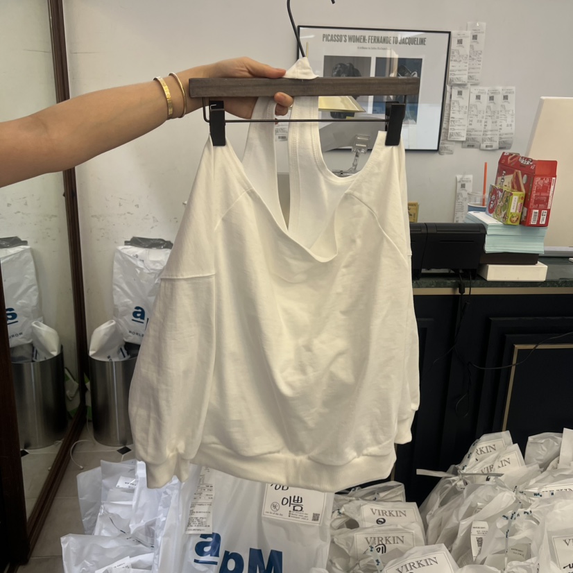 VIRKIN韓國直郵實拍女裝新品26春夏人氣推薦休閑職業衛衣VIRKIN衛衣