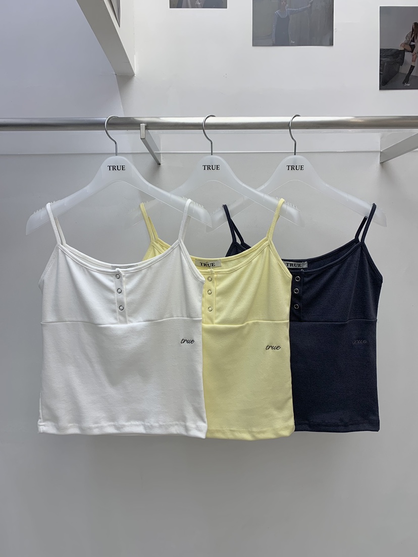 TRUE韓國東大門直郵女士新品時尚人氣熱賣26春夏吊帶背心TRUE吊帶/背心
