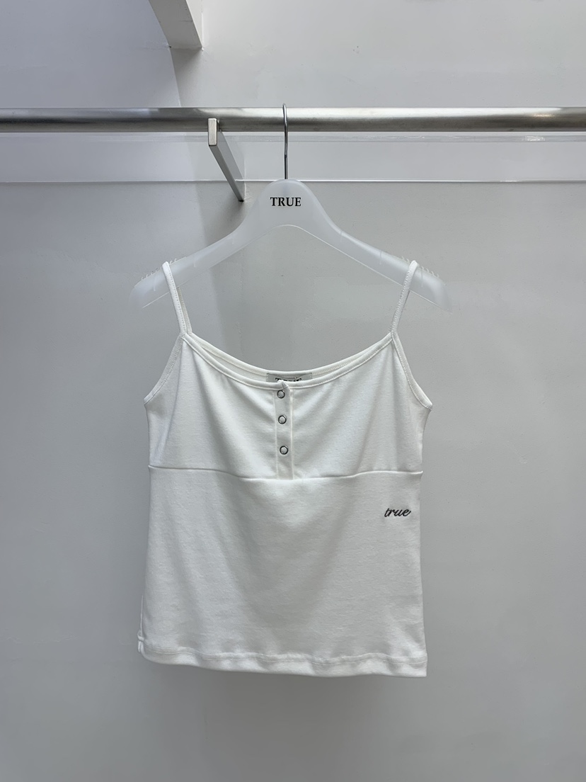 TRUE韓國東大門直郵女士新品時尚人氣熱賣26春夏吊帶背心TRUE吊帶/背心圖色1
