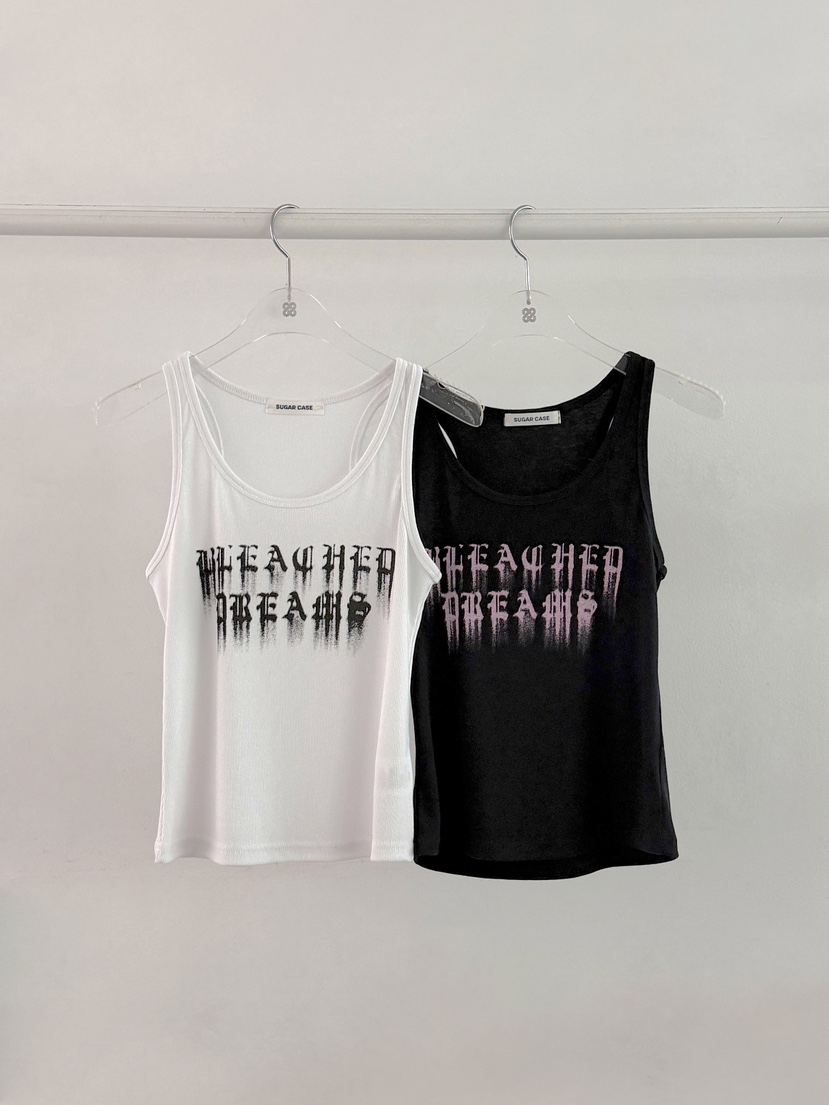 MORAN/MOSCO/SUGAR CASE韓國直郵實拍女裝新款推薦吊帶背心羅紋MORAN/MOSCO/SUGAR CASE吊帶/背心