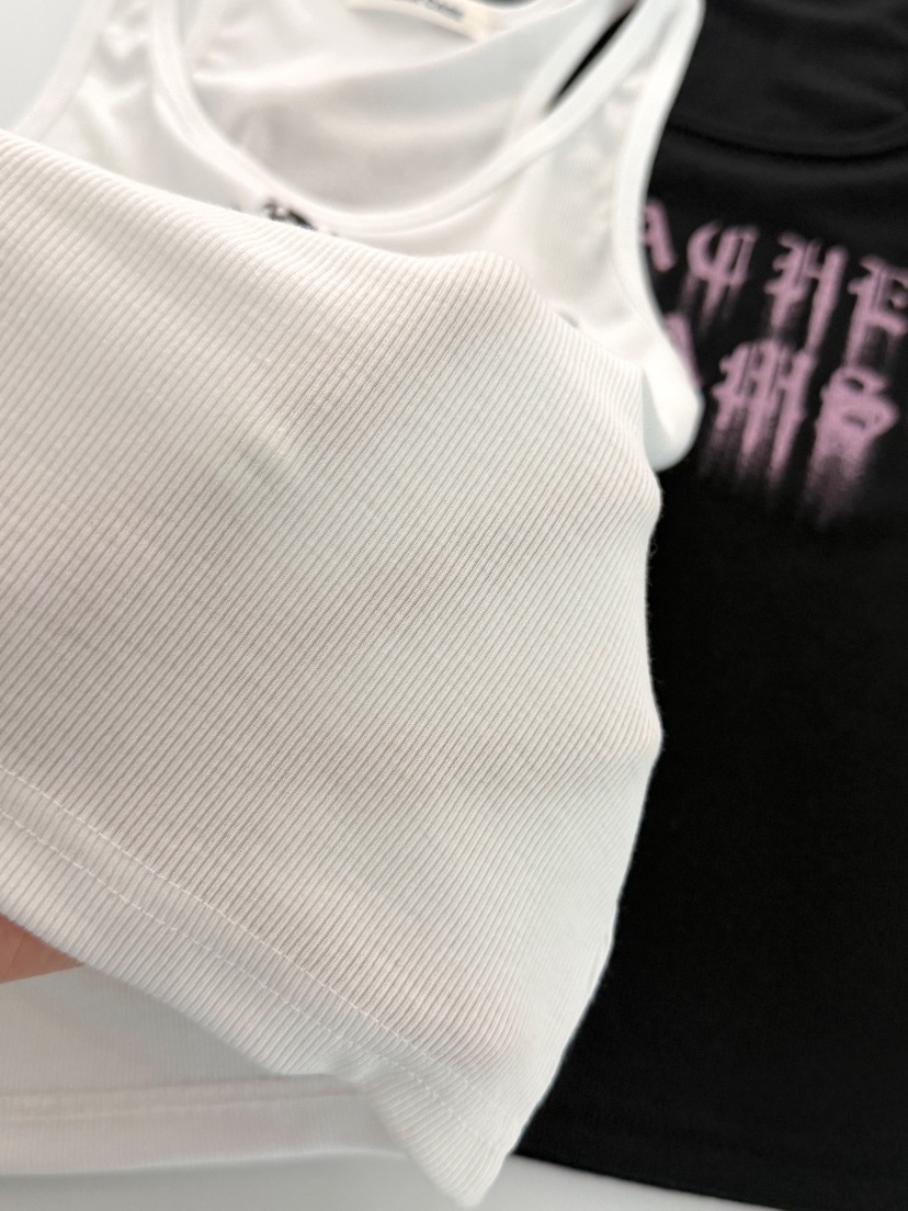 MORAN/MOSCO/SUGAR CASE韓國直郵實拍女裝新款推薦吊帶背心羅紋MORAN/MOSCO/SUGAR CASE吊帶/背心