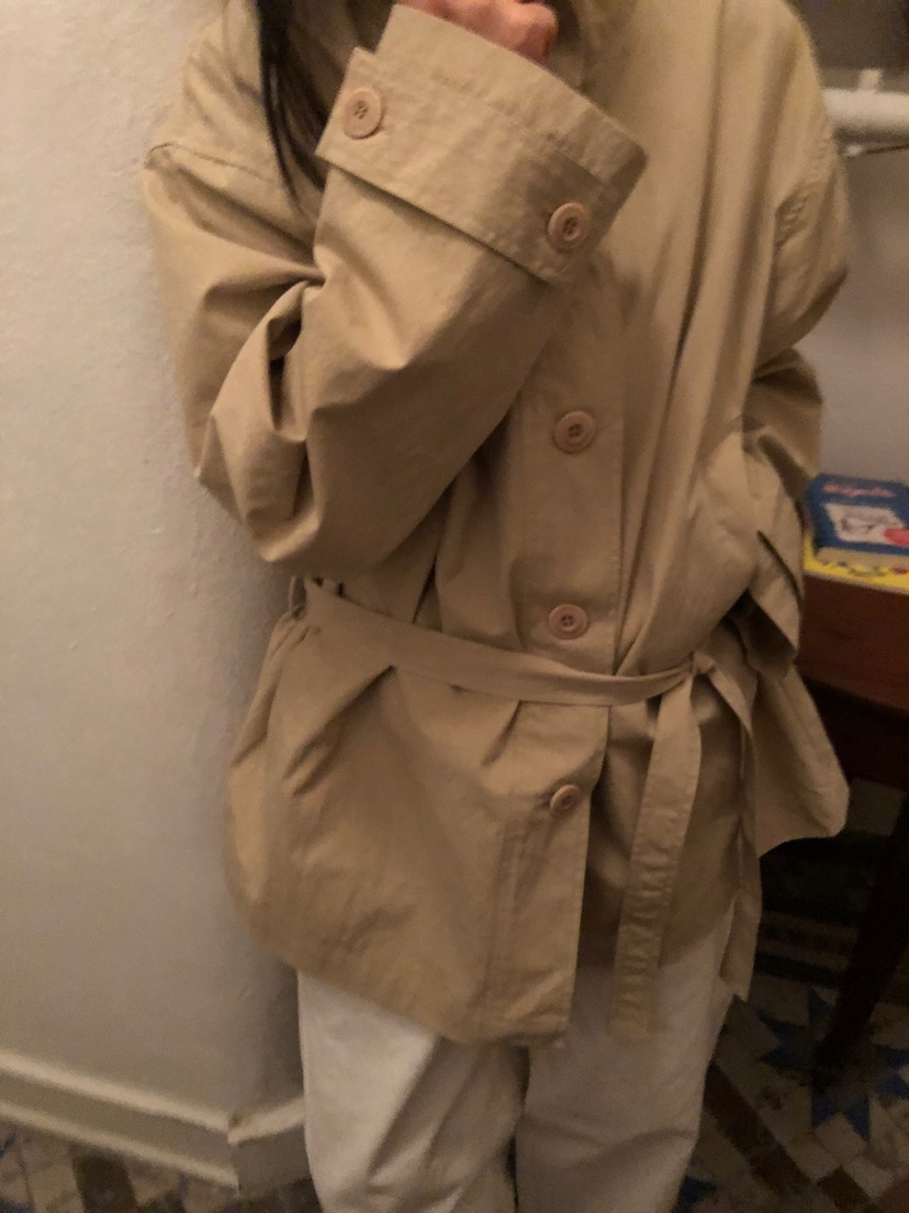 NOPROBLEM韓國直郵實拍女士新品時尚推薦職業夾克含腰帶高領NOPROBLEM夾克