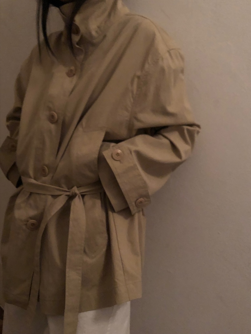 NOPROBLEM韓國直郵實拍女士新品時尚推薦職業夾克含腰帶高領NOPROBLEM夾克