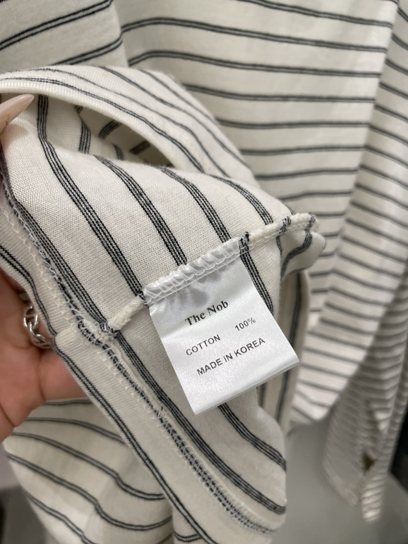 NOB韓國東大門直郵女士新品熱賣26春夏推薦人氣時尚長袖T恤NOB長袖T恤