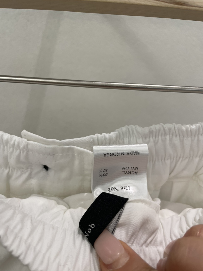 NOB韓國東大門代購女士新品時尚熱賣職業人氣休閑褲含腰繩NOB休閑褲