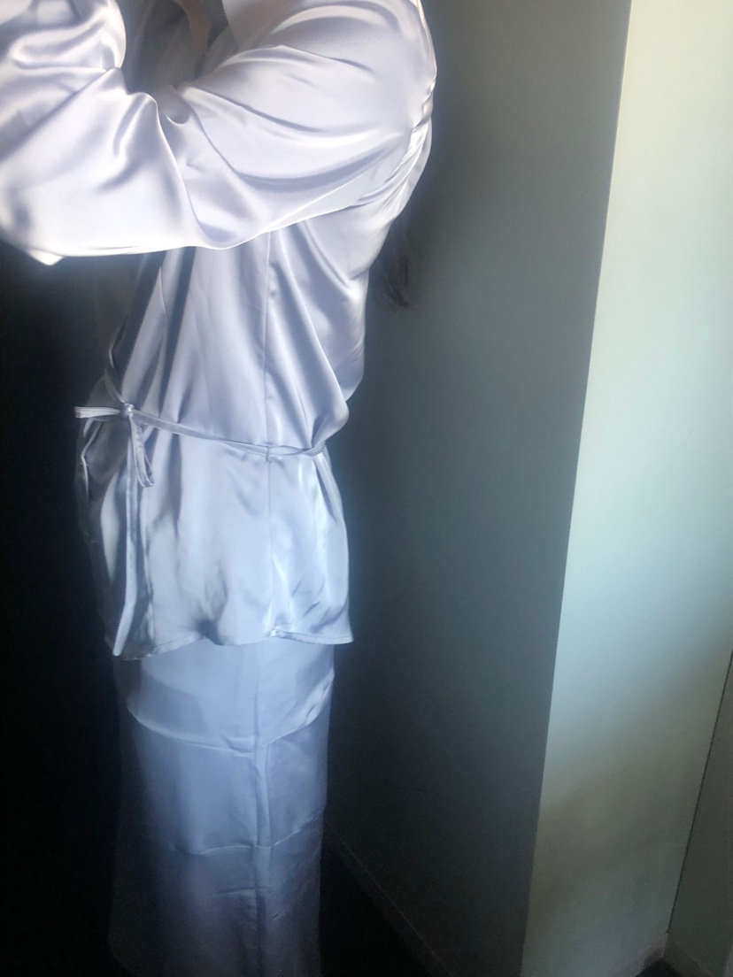 NOPROBLEM韓國代購女裝新品休閑時尚推薦襯衫蕾絲衫含腰繩NOPROBLEM襯衫/蕾絲衫