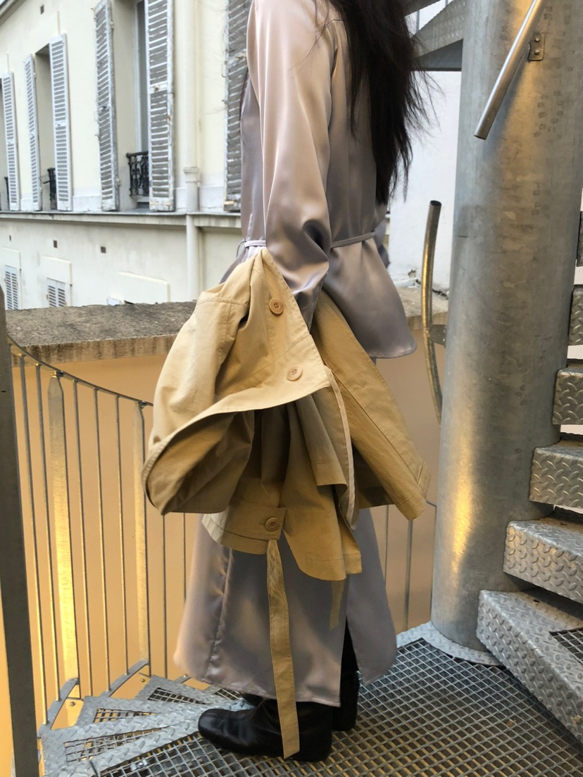 NOPROBLEM韓國代購女裝新品休閑時尚推薦襯衫蕾絲衫含腰繩NOPROBLEM襯衫/蕾絲衫