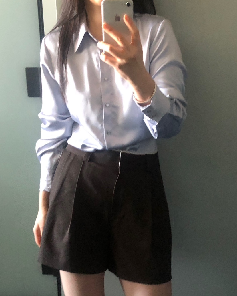 NOPROBLEM韓國代購女裝新品休閑時尚推薦襯衫蕾絲衫含腰繩NOPROBLEM襯衫/蕾絲衫