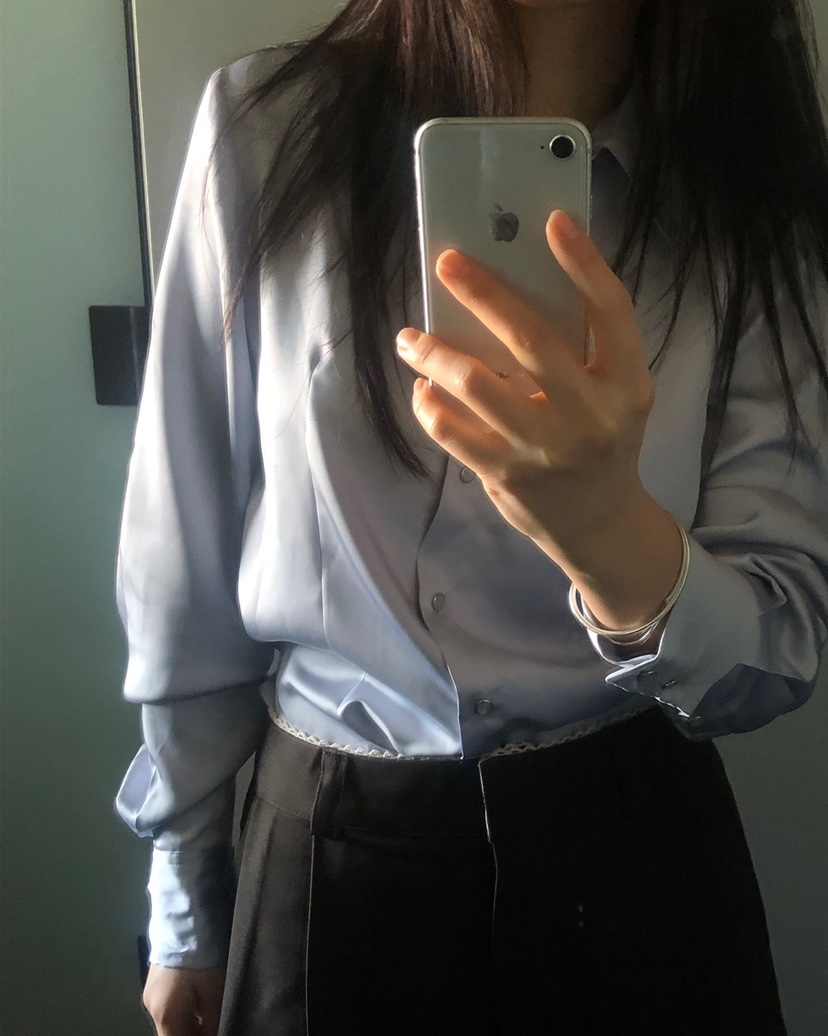 NOPROBLEM韓國代購女裝新品休閑時尚推薦襯衫蕾絲衫含腰繩NOPROBLEM襯衫/蕾絲衫