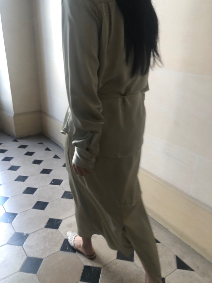 NOPROBLEM韓國代購女裝新品休閑時尚推薦襯衫蕾絲衫含腰繩NOPROBLEM襯衫/蕾絲衫