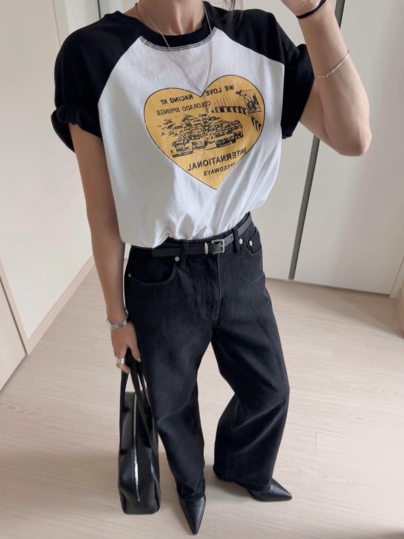 MORAN/MOSCO/SUGAR CASE韓國東大門直郵女裝新款推薦T恤插肩袖MORAN/MOSCO/SUGAR CASET恤