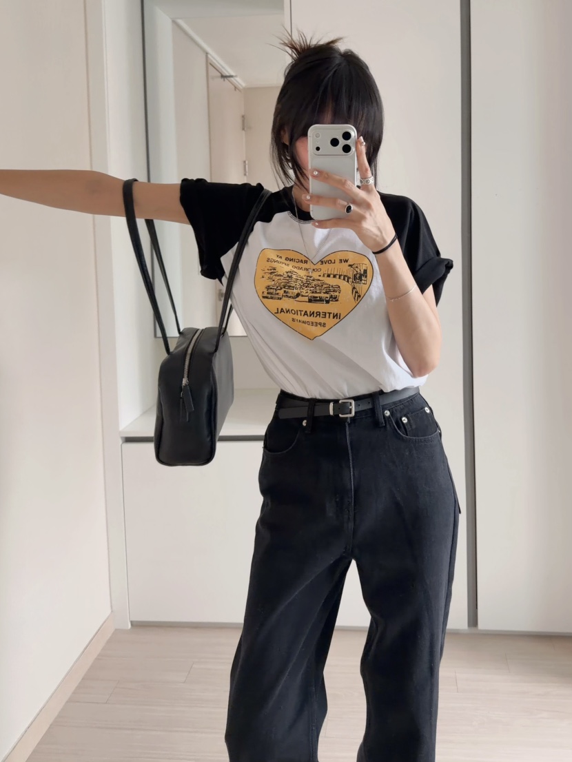 MORAN/MOSCO/SUGAR CASE韓國東大門直郵女裝新款推薦T恤插肩袖MORAN/MOSCO/SUGAR CASET恤